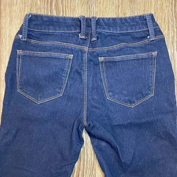 Womens Dark Wash Denim Jeans - 1 - Picture 5 of 7